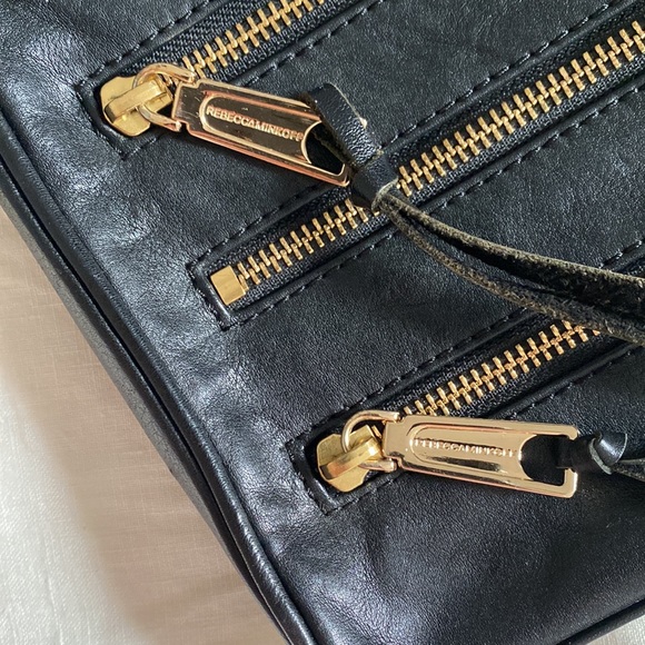 Rebecca Minkoff famous mini 5-Zip convertible cross-body handbag. - Picture 2 of 6